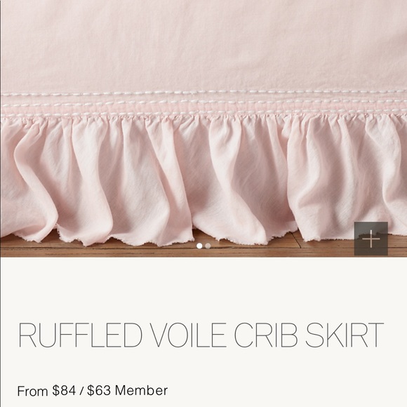 Restoration Hardware Other Restoration Hardware Crib Skirt Poshmark